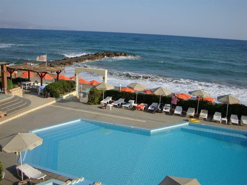 Hotel Haris On The Beach Agia Marina 외부 사진