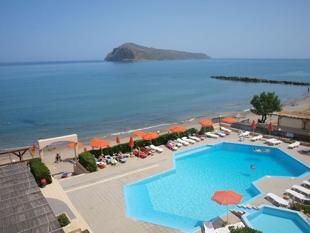 Hotel Haris On The Beach Agia Marina 외부 사진